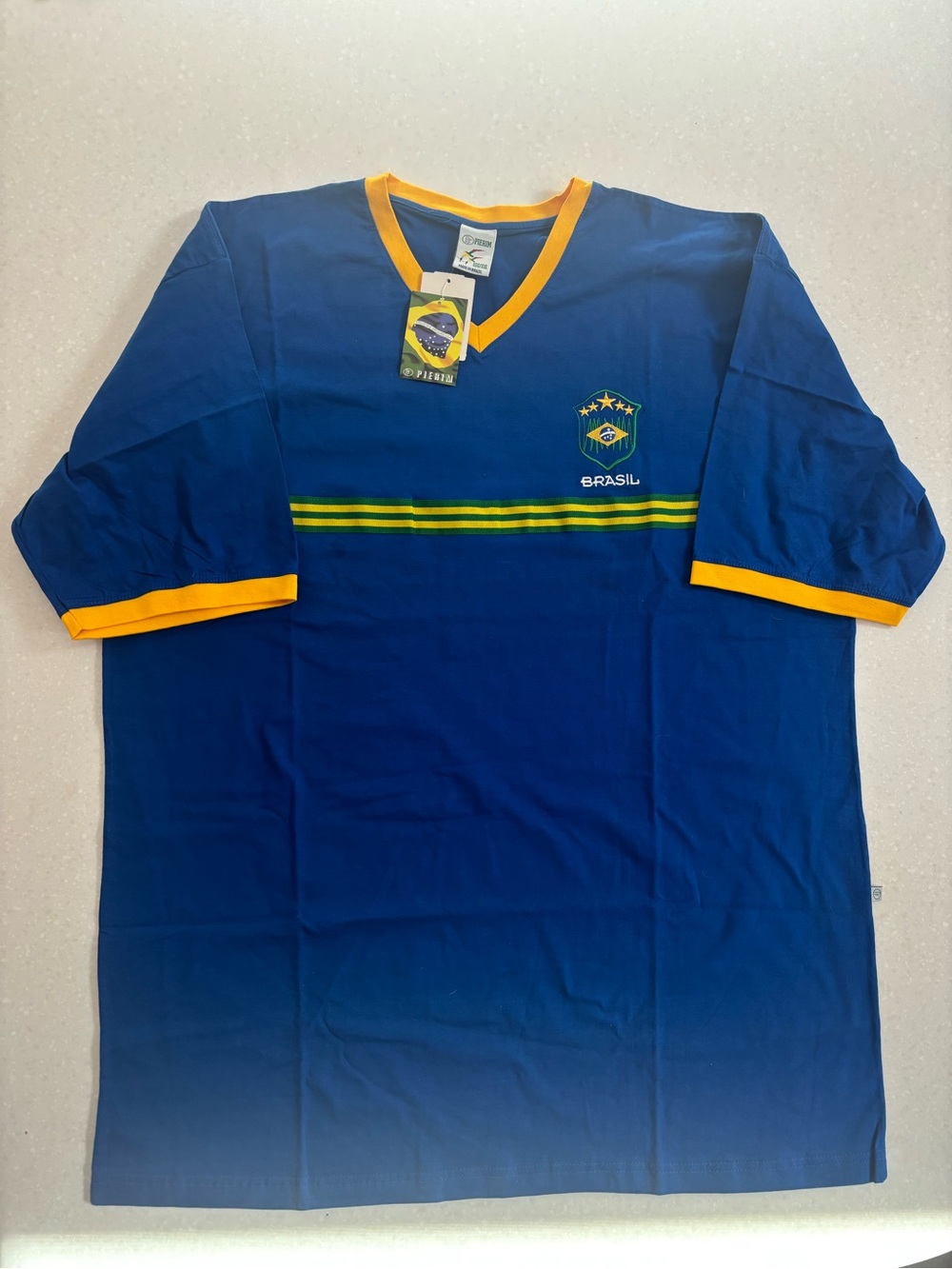 New Brazil Team Soccer Football Jersey World Cup  Team Sport Futbal Shirt 2XL